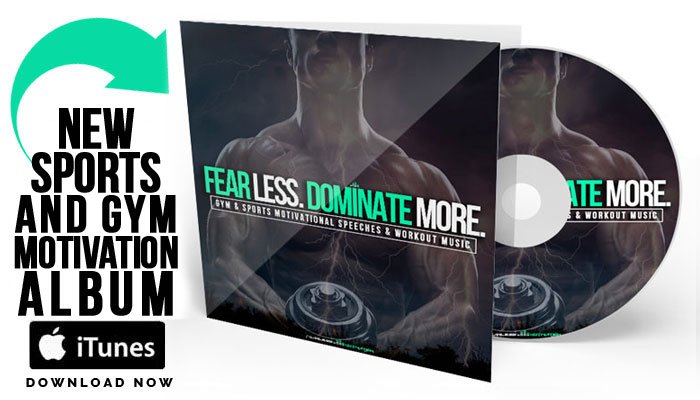 fear less dominate more gym motivation