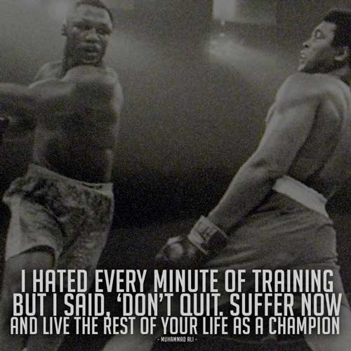 i hated every minute of training ali