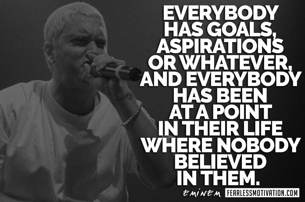 goal setting for success-eminem