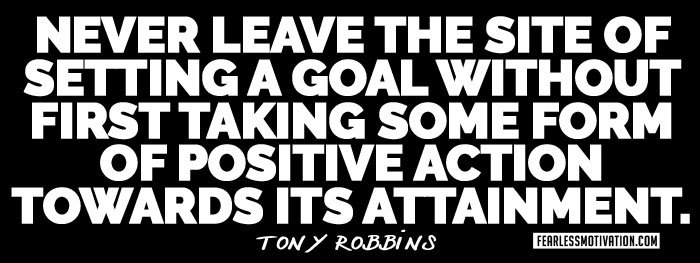 tony robbins quote goals