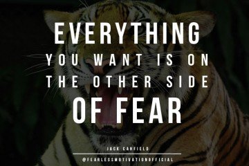 Everything You Want Is On The Other Side Of Fear