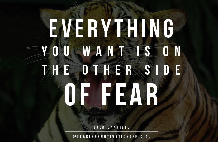 Everything You Want Is On The Other Side Of Fear