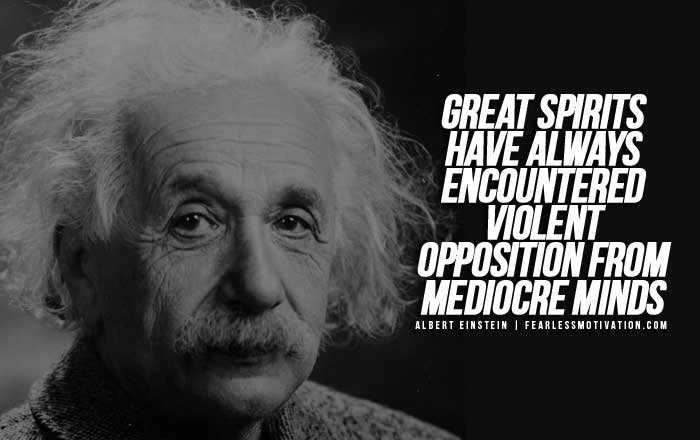 albert einstein quotes mediocre minds