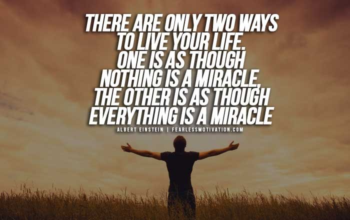 quotes from albert einstein miracle