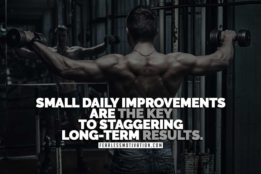 Weight-loss motivation - keep track of small daily improvements