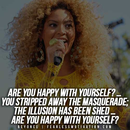 beyonce quotes masquerade