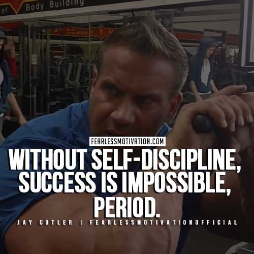 Jay Cutler Quotes - Self Discipline