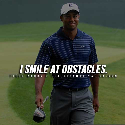 Tiger Woods Quotes - Smile