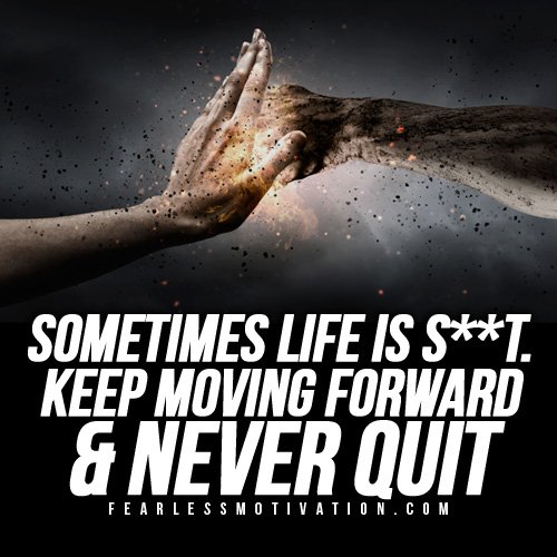 don't give up