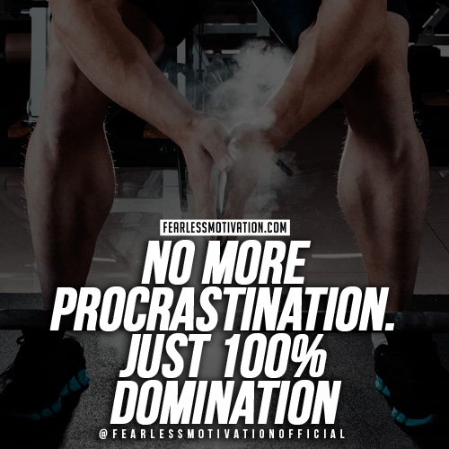 procrastination domination