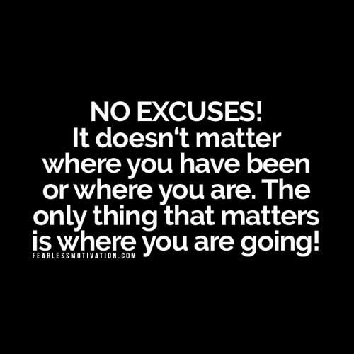 no man no excuses Times You Must Say No