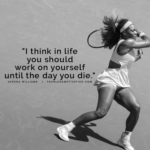 serena williams quotes hard work