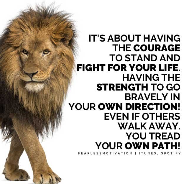 lion attitude