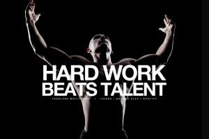hard work beats talent