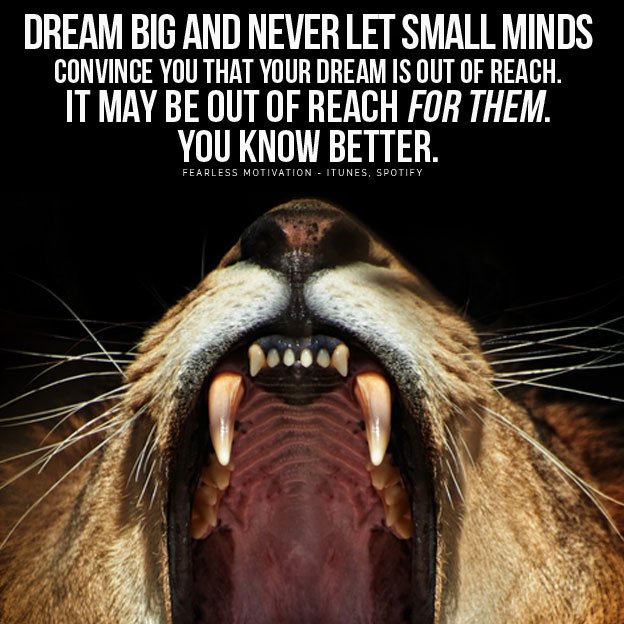 go hunt your dream