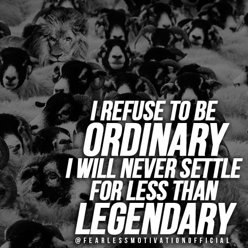 i refuse motivational