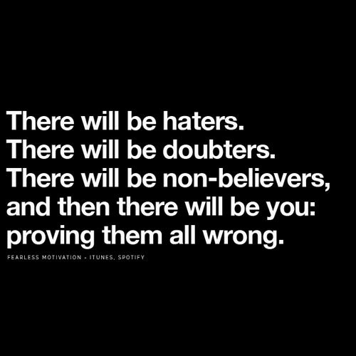 Haters and Critics
