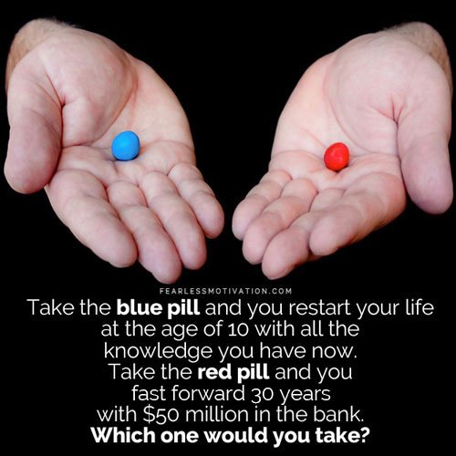 red pill blue pill
