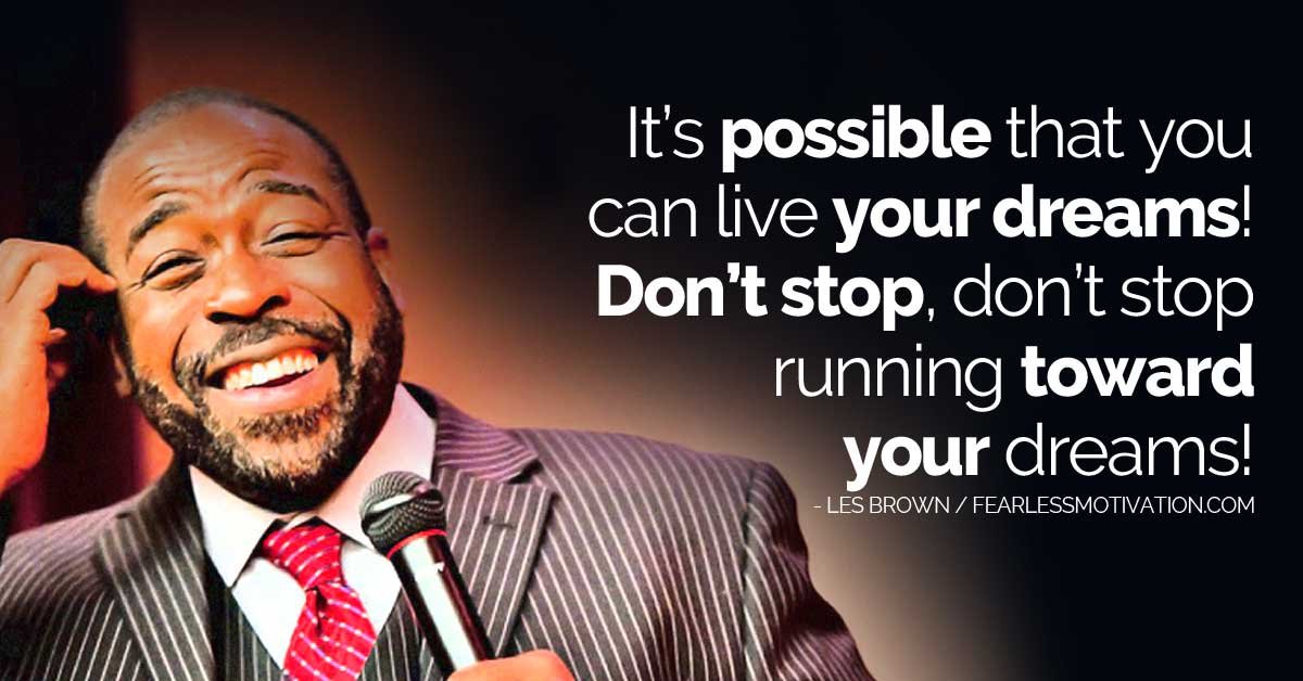 les brown motivational speech