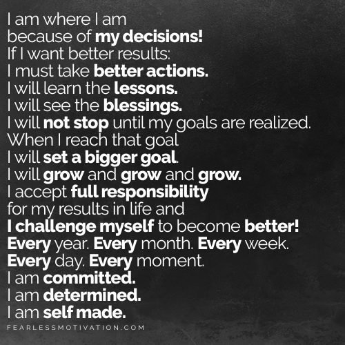 we are all self made