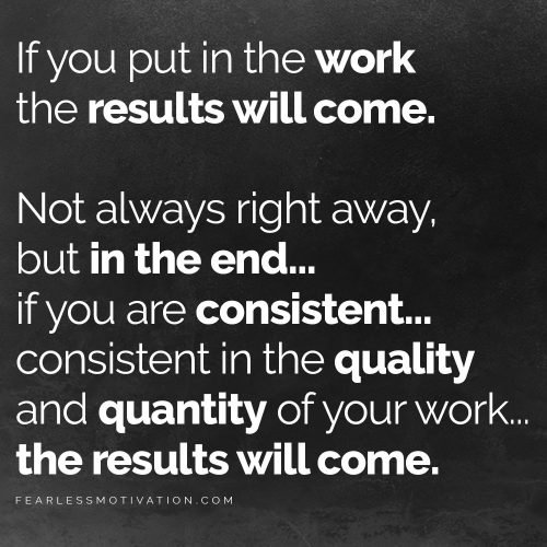 the results will come