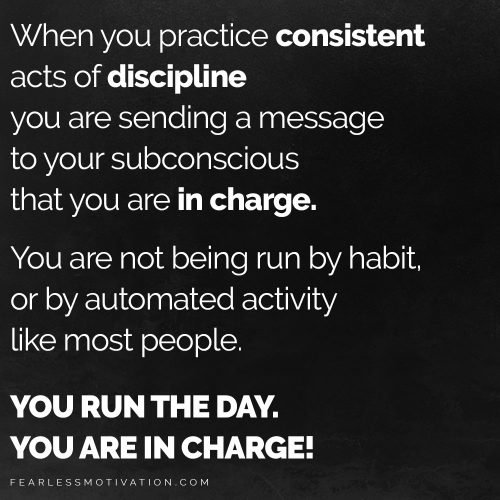 discipline speech quote