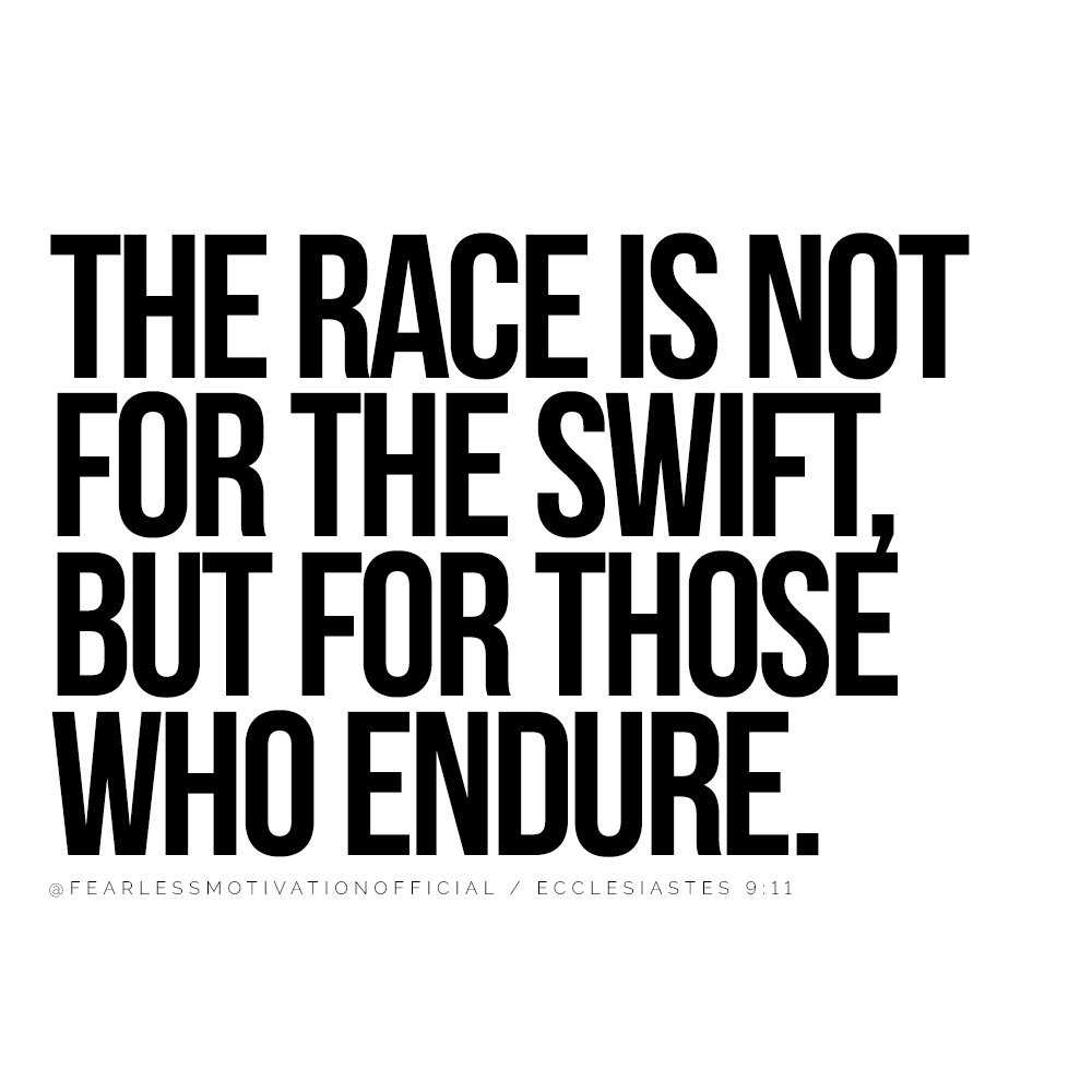 The 10 Commandments of Business: Philosophies Every Entrepreneur Must Follow The race is not for the swift, but for those who endure.