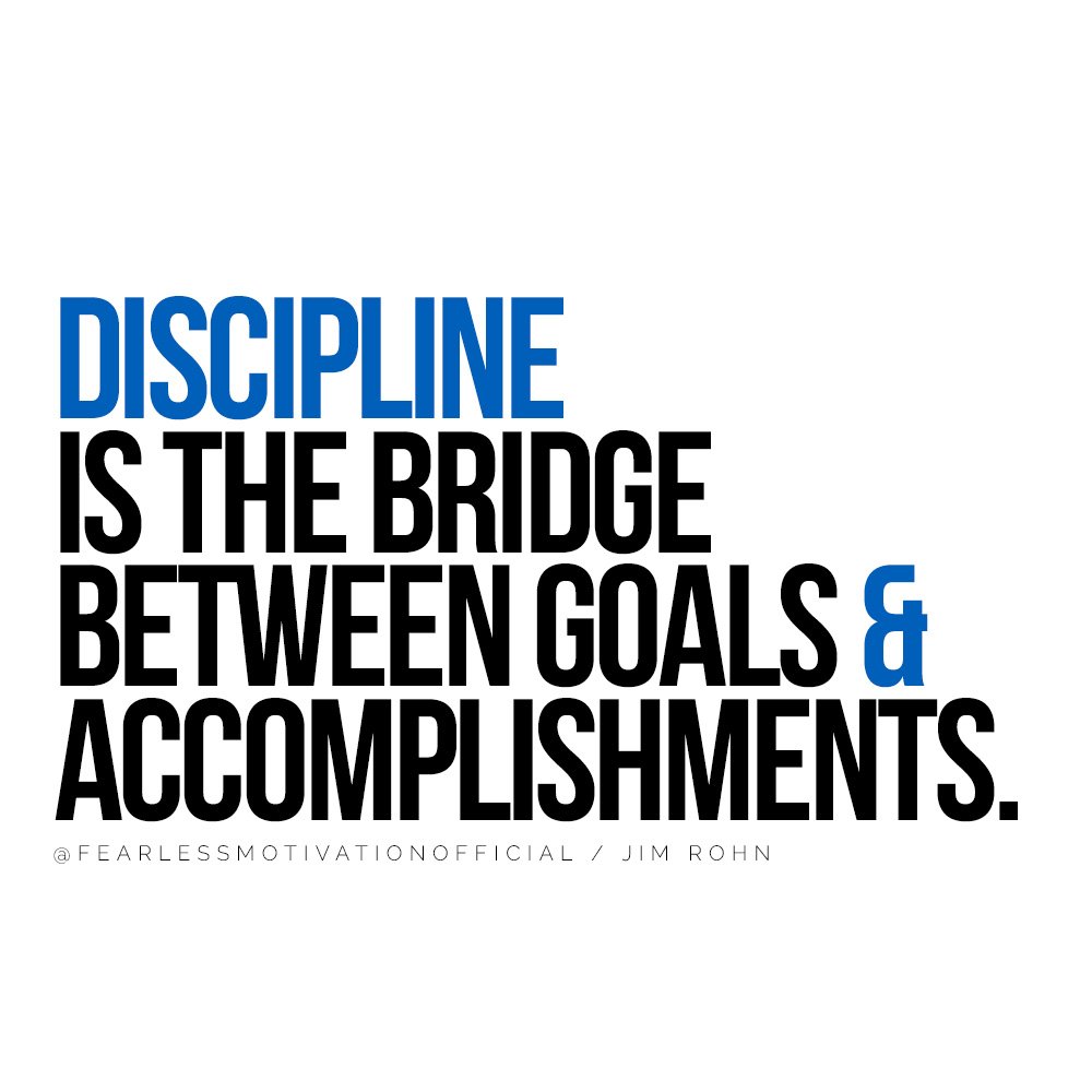 How To Get Back On Track When You Feel Hopeless Discipline is the bridge between goals & accomplishments. quote habits of the wealthy law of attraction coaching