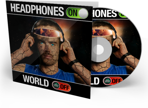 headphones on world off