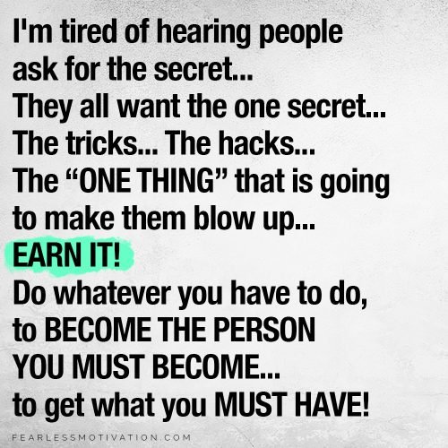 Success Is Never Owned It's Rented