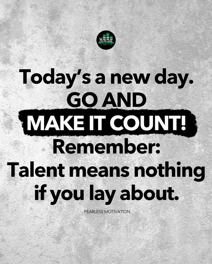 make it count