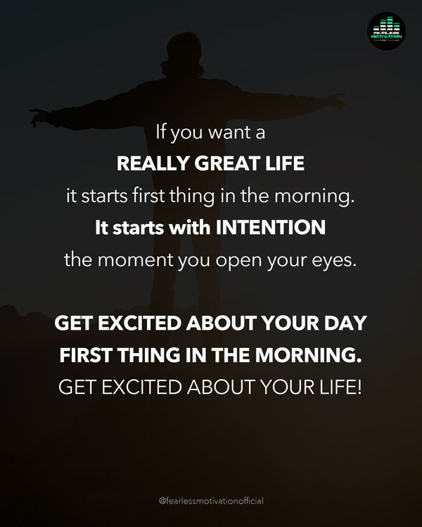 morning routine will change