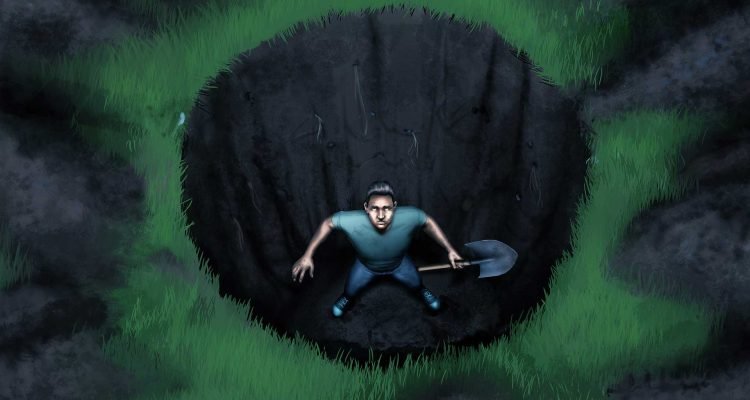 dig your way out of a rut