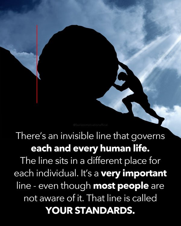 invisible line standards