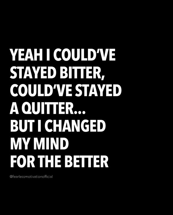 bitter or better song