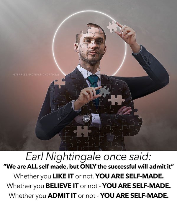you are self made quote